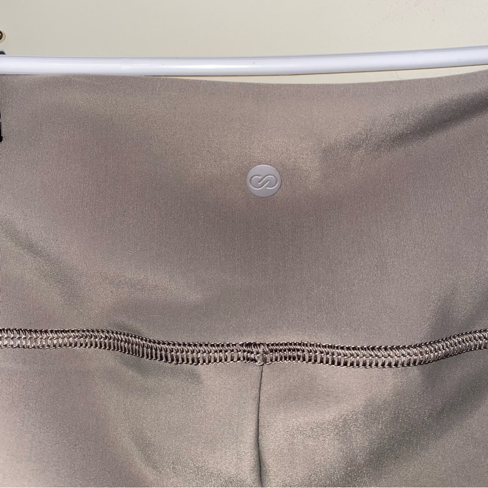 CALIA By Carrie Underwood Taupe/Gray High-Waisted Leggings - Picture 3 of 8